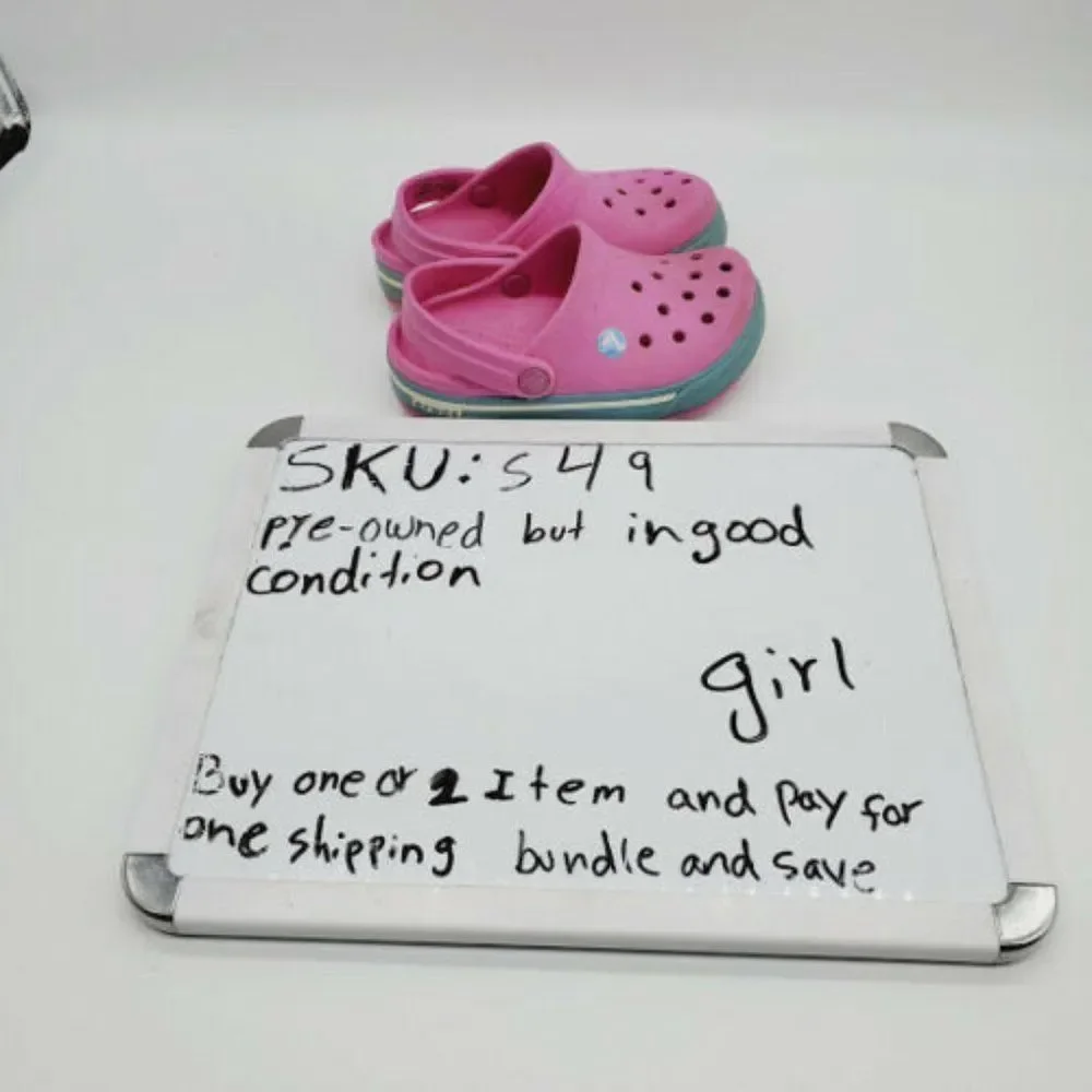 Crocs Girls Slip On Crocband‎ Casual Clogs Sandal